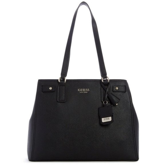 Guess Bags Guess Luxury Carryall Black Tote Shoulder Bag